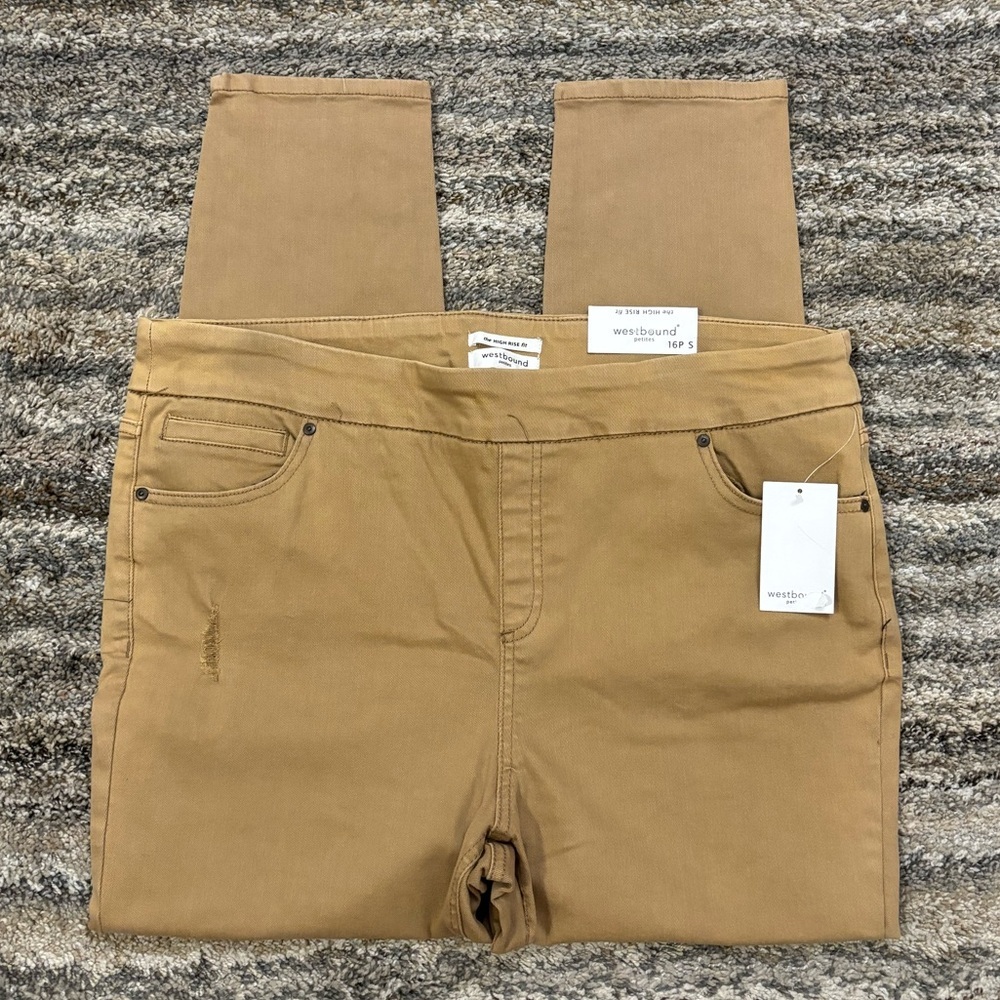 Westbound High Rise Skinny Jeans Sz 16P NWT | High Rise Skinny Pull-On Jeans-